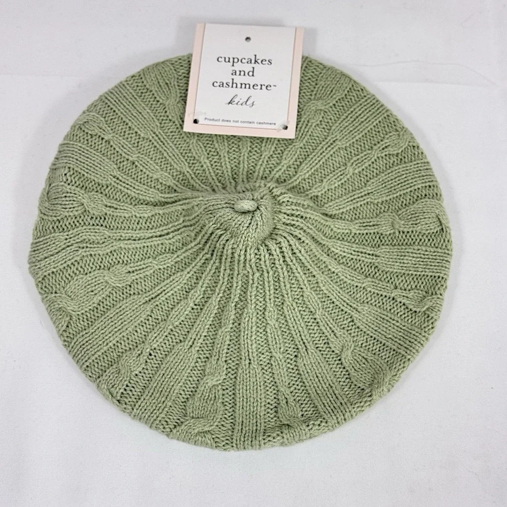 Cupcakes and Cashmere‎ Kids  Girls 24-month Beanie Hat Light Green Soft